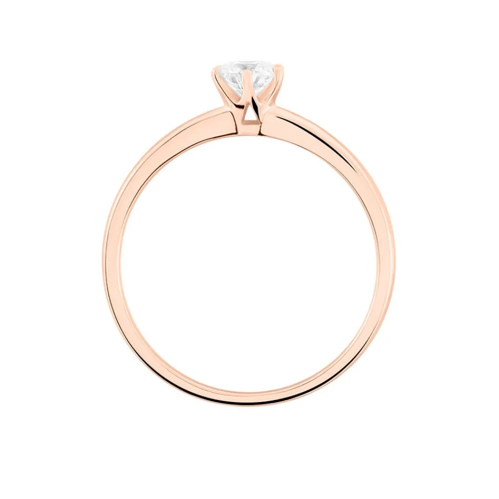 Histoire d'Or Bague Solitaire Natalia Or Rose Diamant Sale