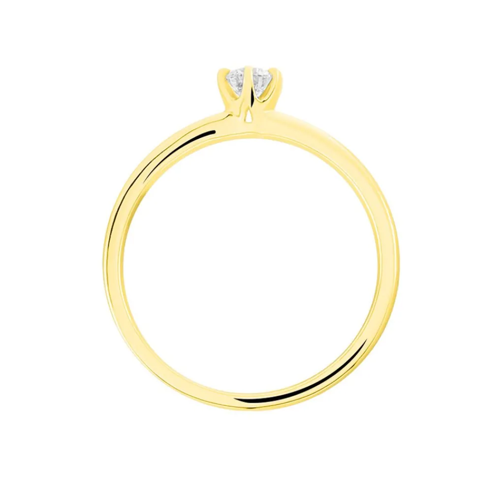 Histoire d'Or Bague Solitaire Natalia or jaune diamant Clearance