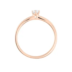 Histoire d'Or Bague Solitaire Natalia Or Rose Diamant Sale