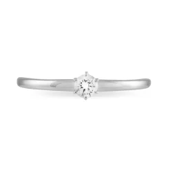 Histoire d'Or Bague Solitaire Natalia Or Blanc Diamant Discount