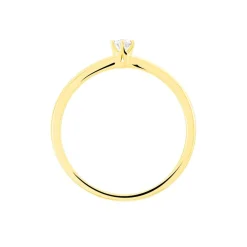 Histoire d'Or Bague Solitaire Natalia or jaune diamant Discount