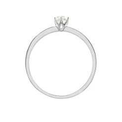 Histoire d'Or Bague Solitaire Natalia Pl Platine Blanc Diamant Online