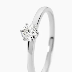 Histoire d'Or Bague Solitaire Natalia Pl Platine Blanc Diamant Best