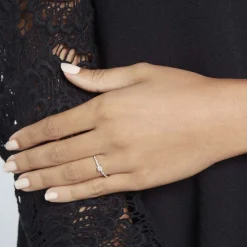 Histoire d'Or Bague Solitaire Nina Or Blanc Diamant Online