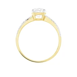Histoire d'Or Bague Solitaire Ofelie De Zirconium or jaune oxyde Discount