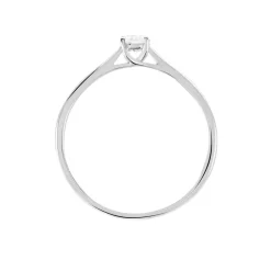 Histoire d'Or Bague Solitaire Or Blanc Fiona Diamant Synthétique or blanc diamant synthétique Discount