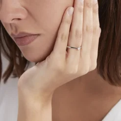 Histoire d'Or Bague Solitaire Or Blanc Fiona Diamant Synthétique or blanc diamant synthétique Discount