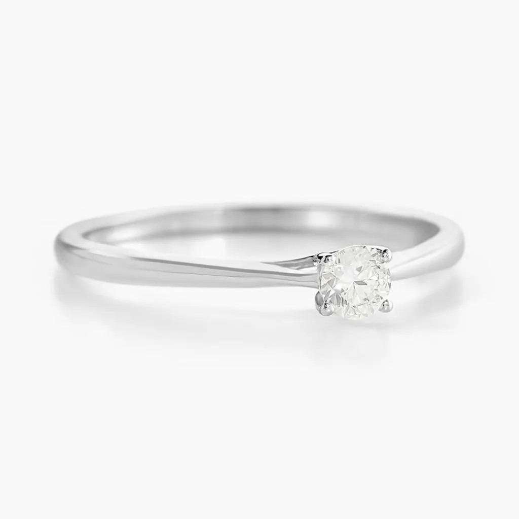 Histoire d'Or Bague Solitaire Or Blanc Aphrodite Diamant Hot