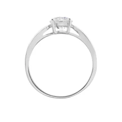 Histoire d'Or Bague Solitaire Or Blanc Caharus Oxyde De Zirconium Outlet