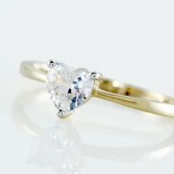 Histoire d'Or Bague Solitaire Or Jaune Idelle Oxyde De Zirconium Hot