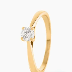 Histoire d'Or Bague Solitaire Or Jaune Aphrodite Diamant or jaune diamant blanc Discount