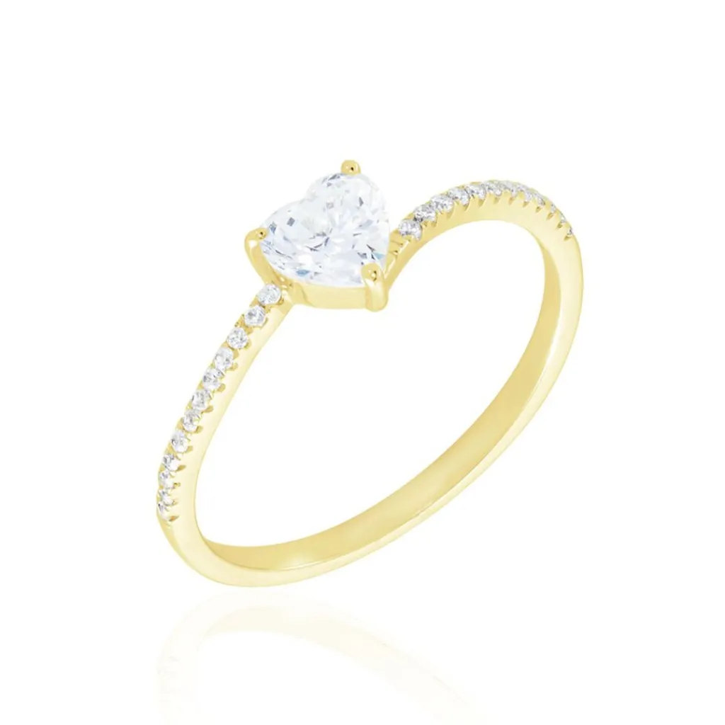 Histoire d'Or Bague Solitaire Or Jaune Sabeen Oxyde De Zirconium Outlet