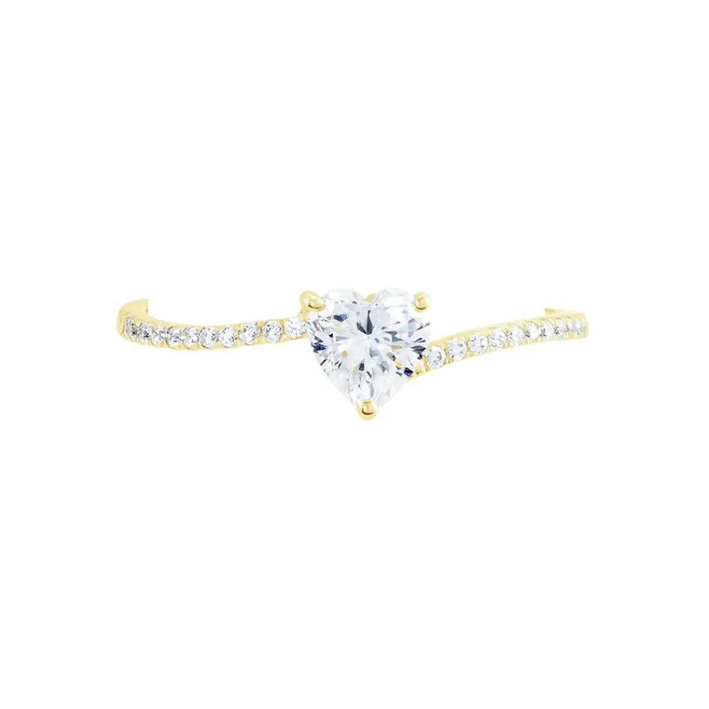 Histoire d'Or Bague Solitaire Or Jaune Sabeen Oxyde De Zirconium Outlet