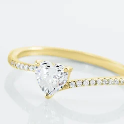 Histoire d'Or Bague Solitaire Or Jaune Sabeen Oxyde De Zirconium Outlet
