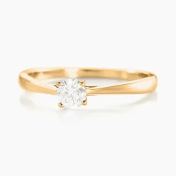 Histoire d'Or Bague Solitaire Or Jaune Aphrodite Diamant or jaune diamant blanc Sale