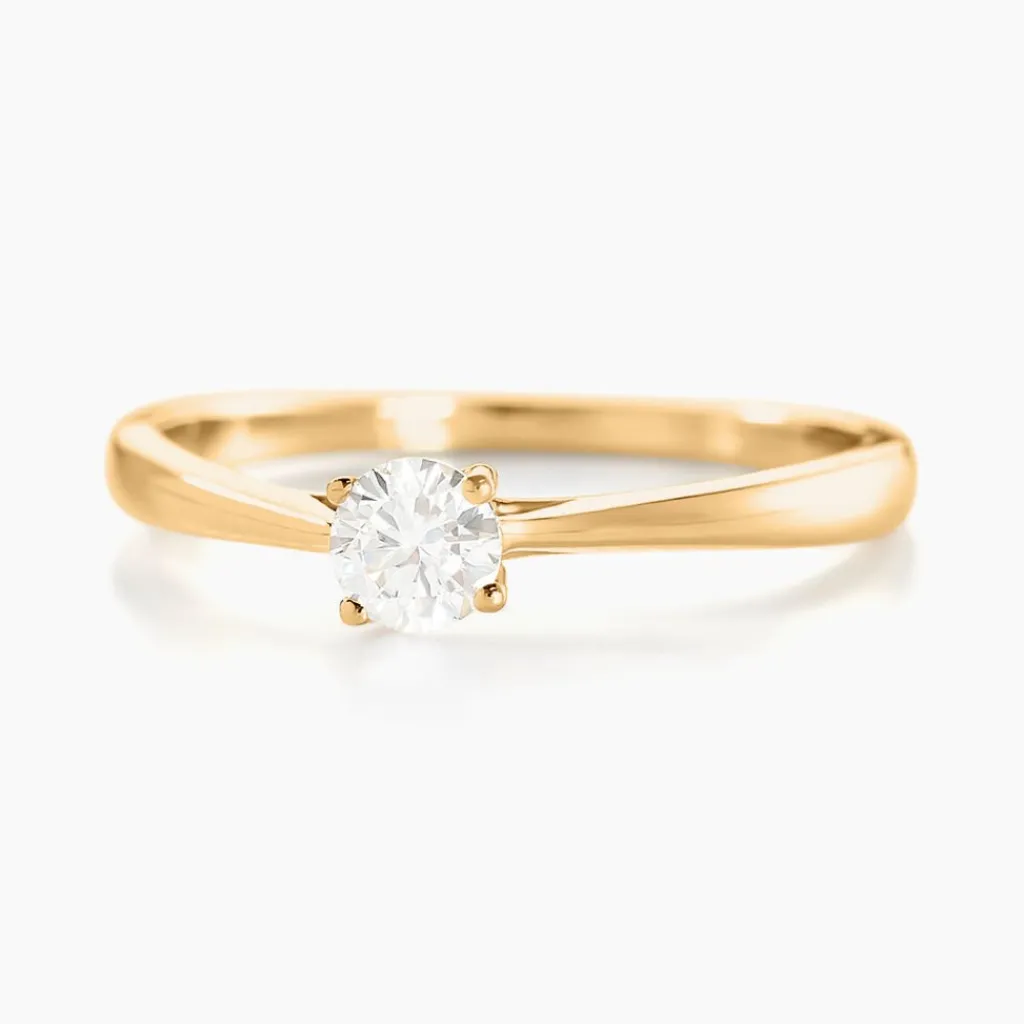 Histoire d'Or Bague Solitaire Or Jaune Aphrodite Diamant or jaune diamant blanc Sale