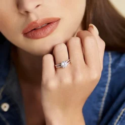 Histoire d'Or Bague Solitaire Or Jaune Anthyme Oxyde De Zirconium or jaune oxyde Online