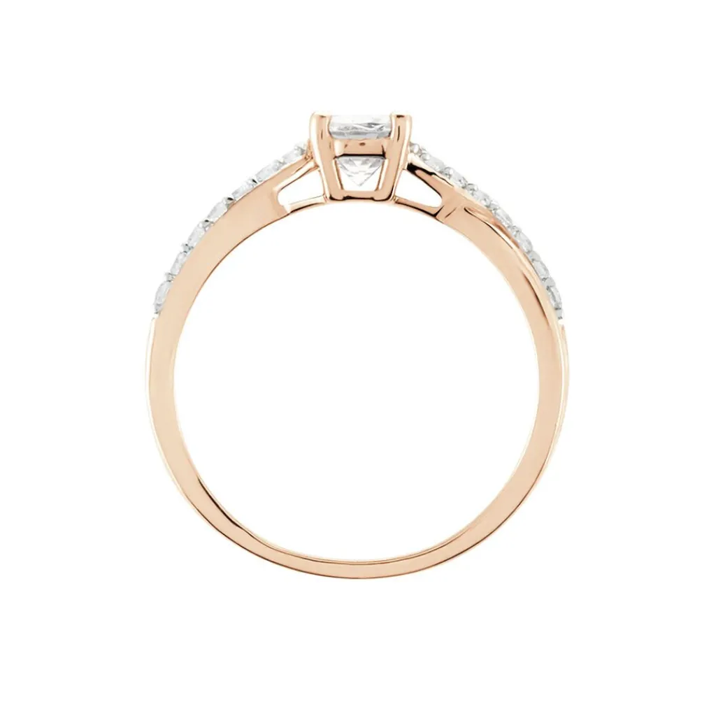 Histoire d'Or Bague Solitaire Or Rose Lisbet Morganite Best
