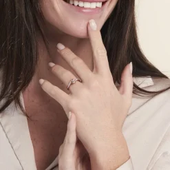 Histoire d'Or Bague Solitaire Or Rose Lisbet Morganite Best