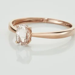 Histoire d'Or Bague Solitaire Or Rose Lexine Morganite Clearance