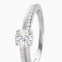 Histoire d'Or Bague Solitaire Sade Argent Blanc Oxyde De Zirconium Online