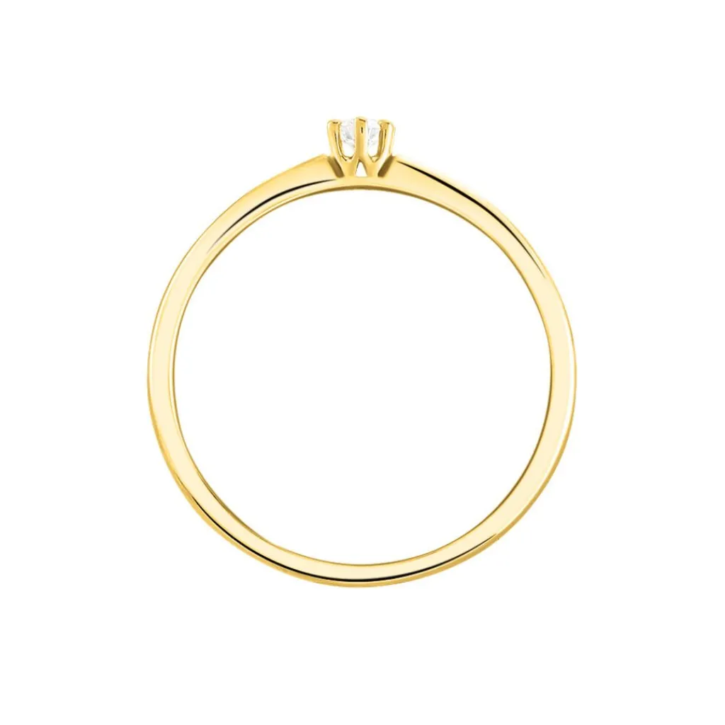 Histoire d'Or Bague Solitaire Samantha Or Jaune Diamant Discount