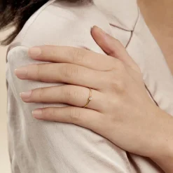 Histoire d'Or Bague Solitaire Samantha Or Jaune Diamant Discount