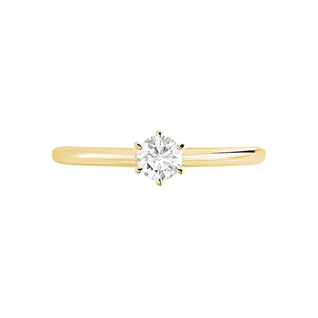 Histoire d'Or Bague Solitaire Samantha Or Jaune Diamant Hot