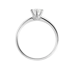 Histoire d'Or Bague Solitaire Samantha Or Blanc Diamant Sale