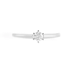 Histoire d'Or Bague Solitaire Samantha Or Blanc Diamant Discount