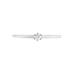 Histoire d'Or Bague Solitaire Samantha Or Blanc Diamant Clearance