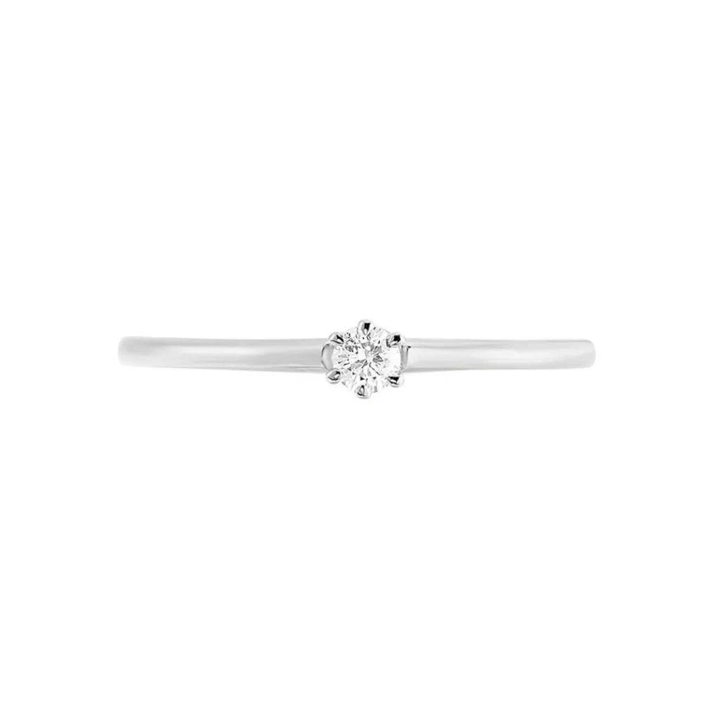 Histoire d'Or Bague Solitaire Samantha Or Blanc Diamant Clearance