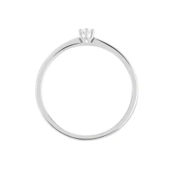 Histoire d'Or Bague Solitaire Samantha Or Blanc Diamant Clearance