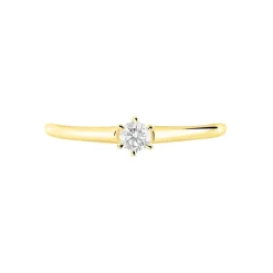 Histoire d'Or Bague Solitaire Samantha Or Jaune Diamant