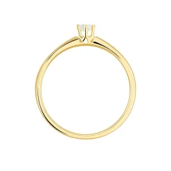 Histoire d'Or Bague Solitaire Samantha Or Jaune Diamant