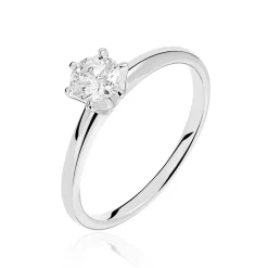 Histoire d'Or Bague Solitaire Samantha Or Blanc Diamant Best