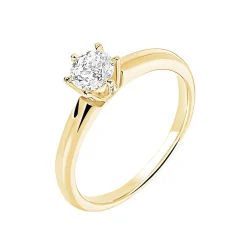 Histoire d'Or Bague Solitaire Samantha Or Jaune Diamant Outlet