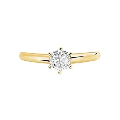 Histoire d'Or Bague Solitaire Samantha Or Jaune Diamant Outlet