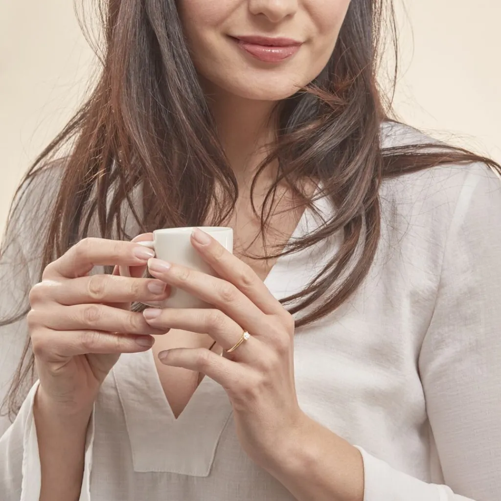 Histoire d'Or Bague Solitaire Samantha Or Jaune Diamant Outlet