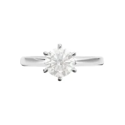 Histoire d'Or Bague Solitaire Samantha Or Blanc Diamant Outlet