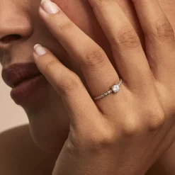 Histoire d'Or Bague Solitaire Servana De Zirconium or jaune oxyde Outlet