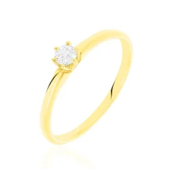 Histoire d'Or Bague Solitaire Shannel Or Jaune Diamant Discount