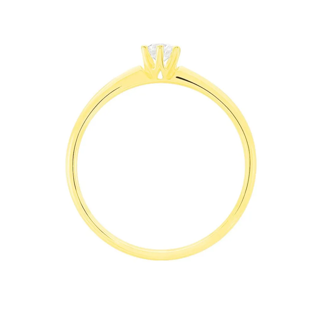 Histoire d'Or Bague Solitaire Shannel Or Jaune Diamant Discount