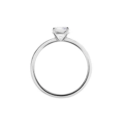 Histoire d'Or Bague Solitaire Stella Argent Blanc Oxyde De Zirconium Discount