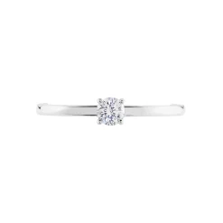 Histoire d'Or Bague Solitaire Stella Argent Blanc Oxyde De Zirconium Discount