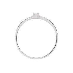 Histoire d'Or Bague Solitaire Superposition Or Blanc Diamant Discount