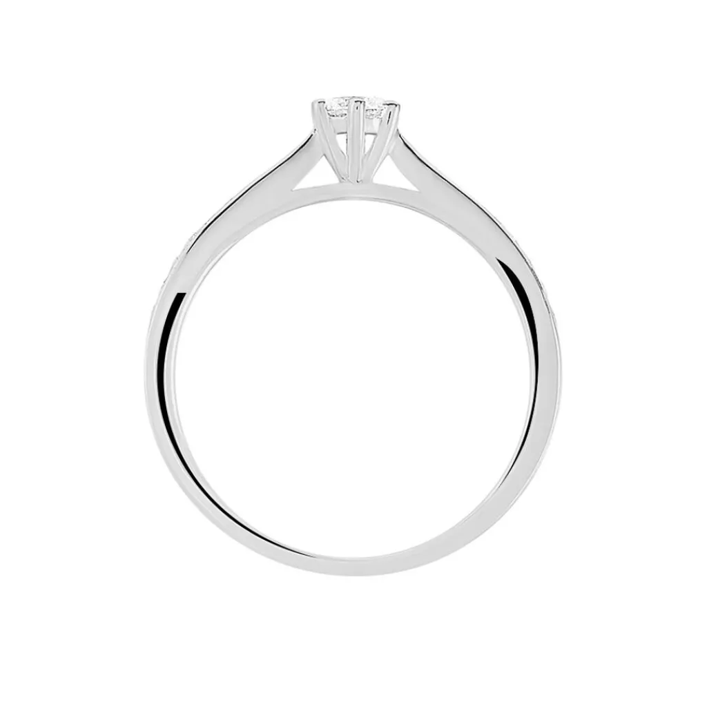 Histoire d'Or Bague Solitaire Symphonie Or Blanc Diamant Online