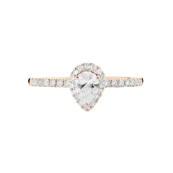 Histoire d'Or Bague Solitaire Tatiana Or Rose Diamant Clearance