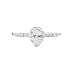Histoire d'Or Bague Solitaire Tatiana or blanc diamant Best