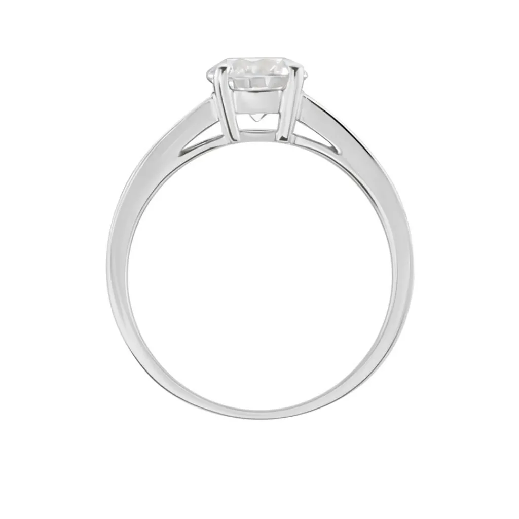 Histoire d'Or Bague Solitaire Tatjana Or Blanc Oxyde De Zirconium Best